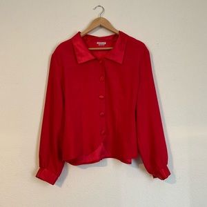 Red blouse